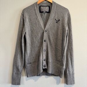 American Eagle Outfitters Vintage Men's Cardigan Sweater Grandpa Y2K M